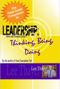 Leadership - Thinking, Being, Doing - book art